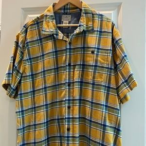 L.L.Bean men’s XL thick plaid shirt